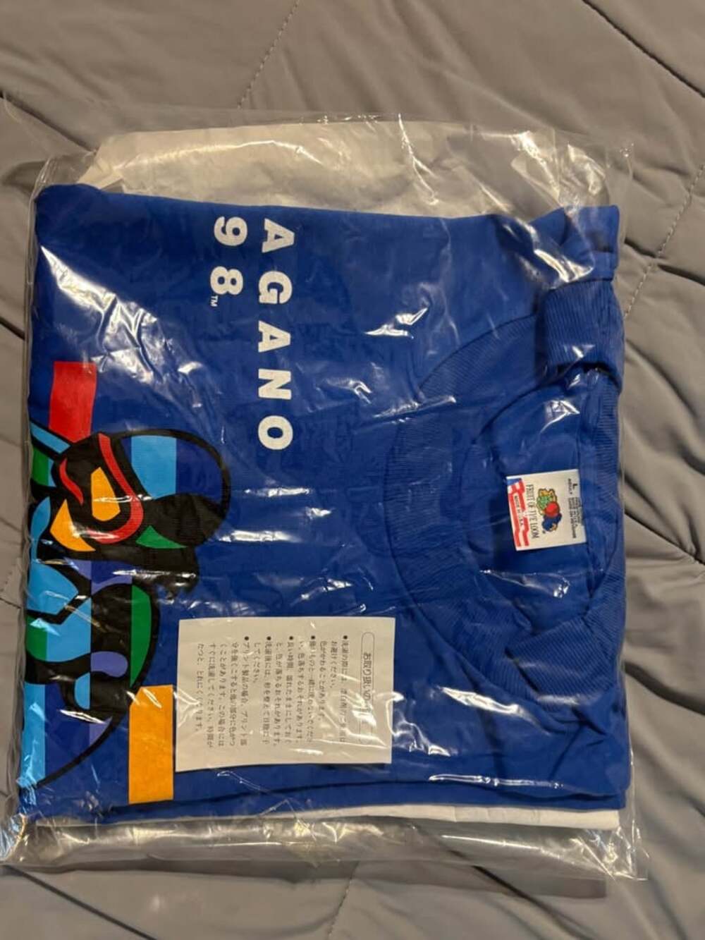 Vtg 1998 Nagano Olympics IBM Skiing T-Shirt L Fruit of the Loom NOS Unworn USA - Picture 8 of 8